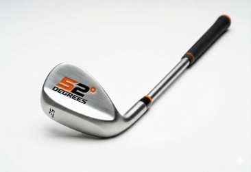 Face of the 52-degree wedge showing its loft marking
